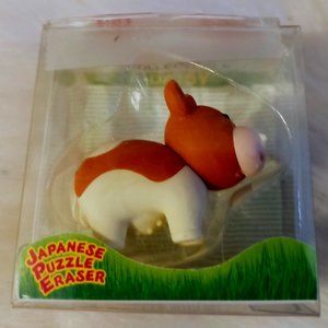 Ty Beanie puzzle Eraser -  Daisy the Cow NEW